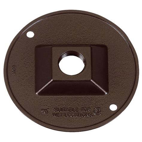 junction box round cover|round exterior electrical box covers.